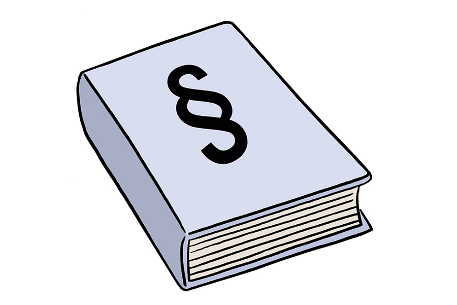 Gesetz (Quelle: Lebenshilfe für Menschen mit geistiger Behinderung Bremen e.V., Illustrator Stefan Albers, Atelier Fleetinsel, 2013) Gesetz (Quelle: Lebenshilfe für Menschen mit geistiger Behinderung Bremen e.V., Illustrator Stefan Albers, Atelier Fleetinsel, 2013)